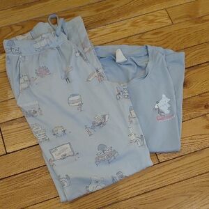 munki munki Costco Light Blue Pajama Set Xs